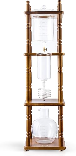 Yama Glass YAMCDM25CBR cold brew maker, Brown