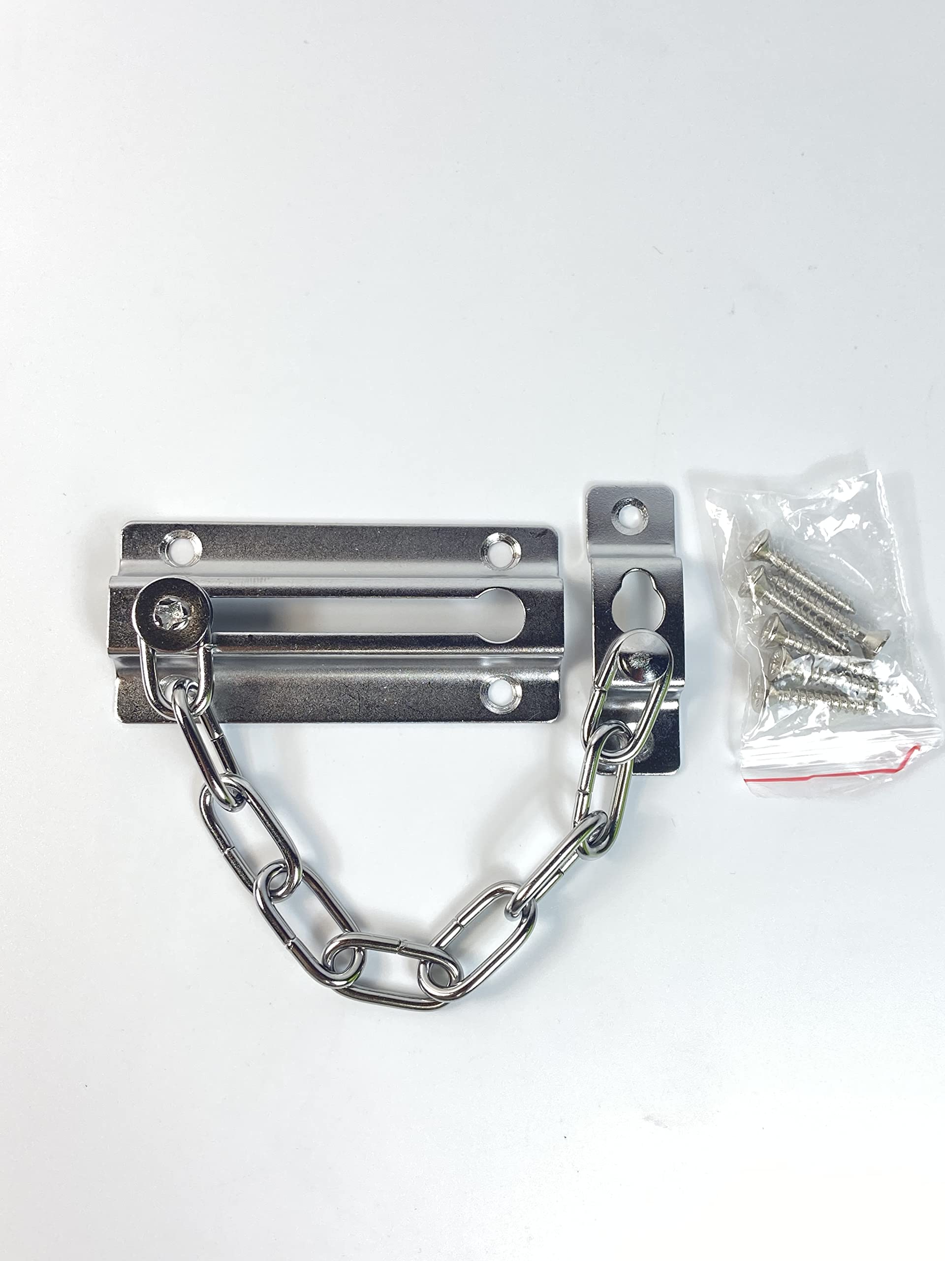 Heavy Duty Door Chain Security Lock for Homes in Polish Chrome Finish Dimensions 32x270x40mm