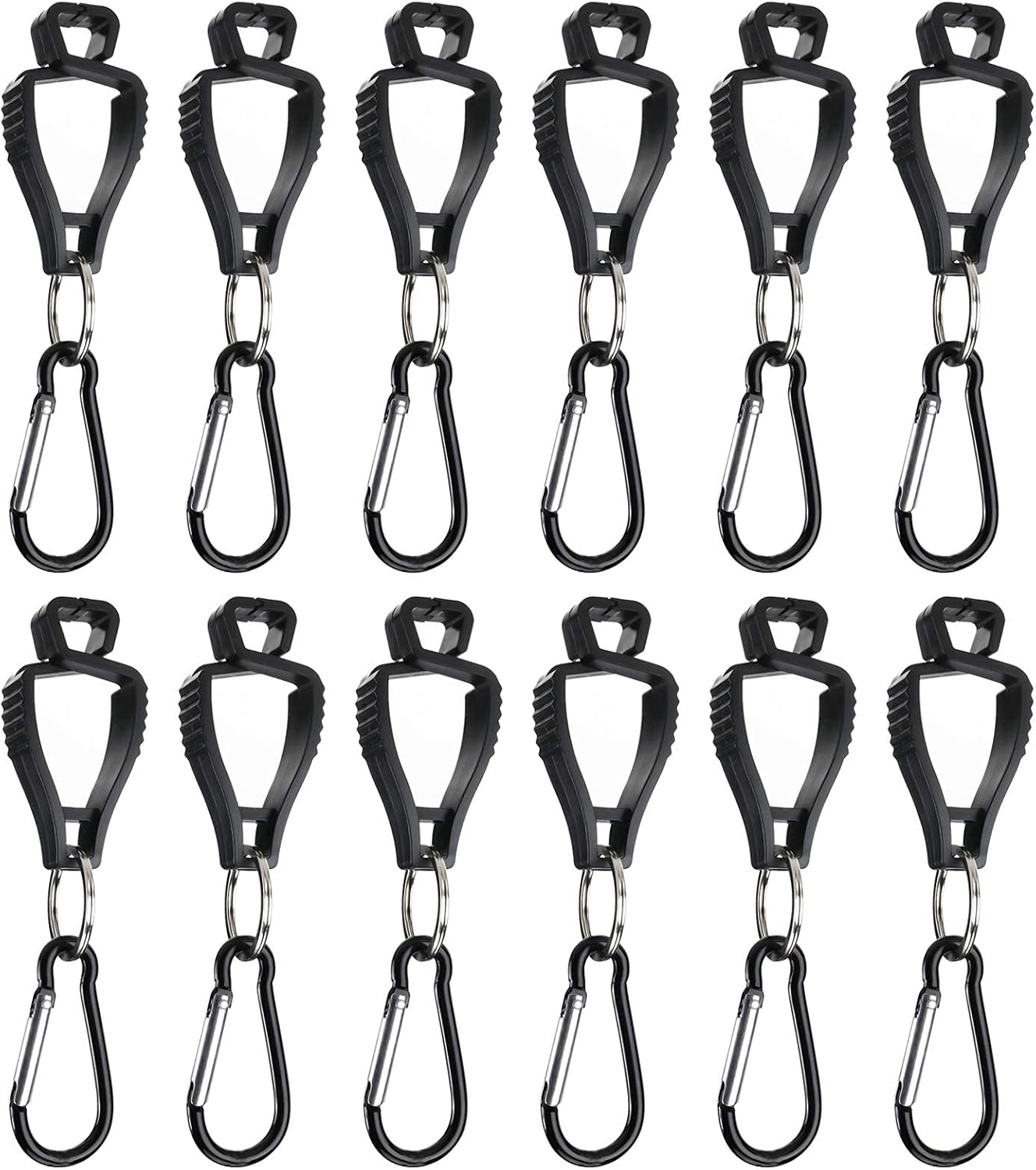 WerkWeit 12 Pack Glove Clips Glove Grabber Clip Holder Work Safety Clip