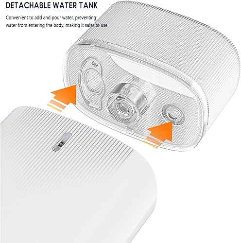 Miniatura 4 de Vaporizador para ropa, 2 modos para planchar en húmedo y seco, vapor de ropa de 1000 W de potencia fuerte con tanque de agua de 3.4 fl oz e