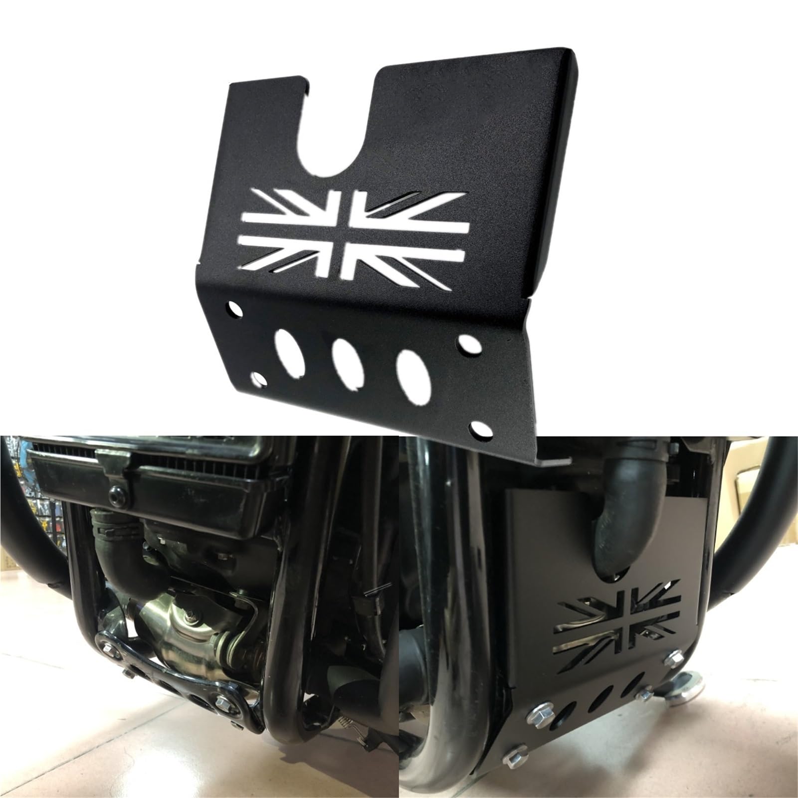 Telaio del corpo Kit Adatto per TRIUMPH Bonneville Bobber Telaio Sotto Piastra di Protezione Copertura di Protezione del Motore della Motocicletta