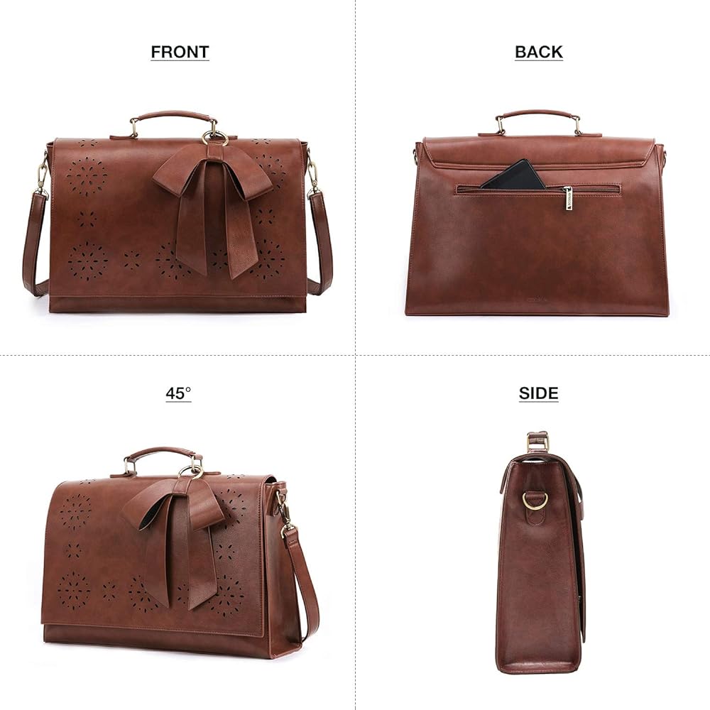 Amazon.co.jp: [Ecosusi] レディースのブリーフケースPUレザー15