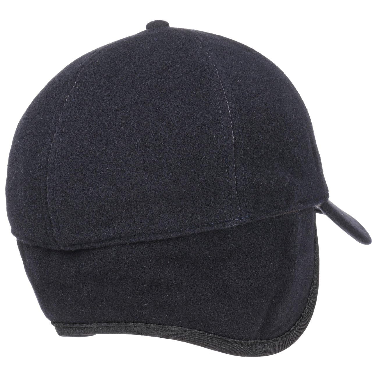 Stetson Casquette Vaby Earflap Homme - Laine pour l'hiver Ferme a l’Arriere, avec Visiere, Oreillettes, Doublure, Doublure Automne-Hiver Hiver