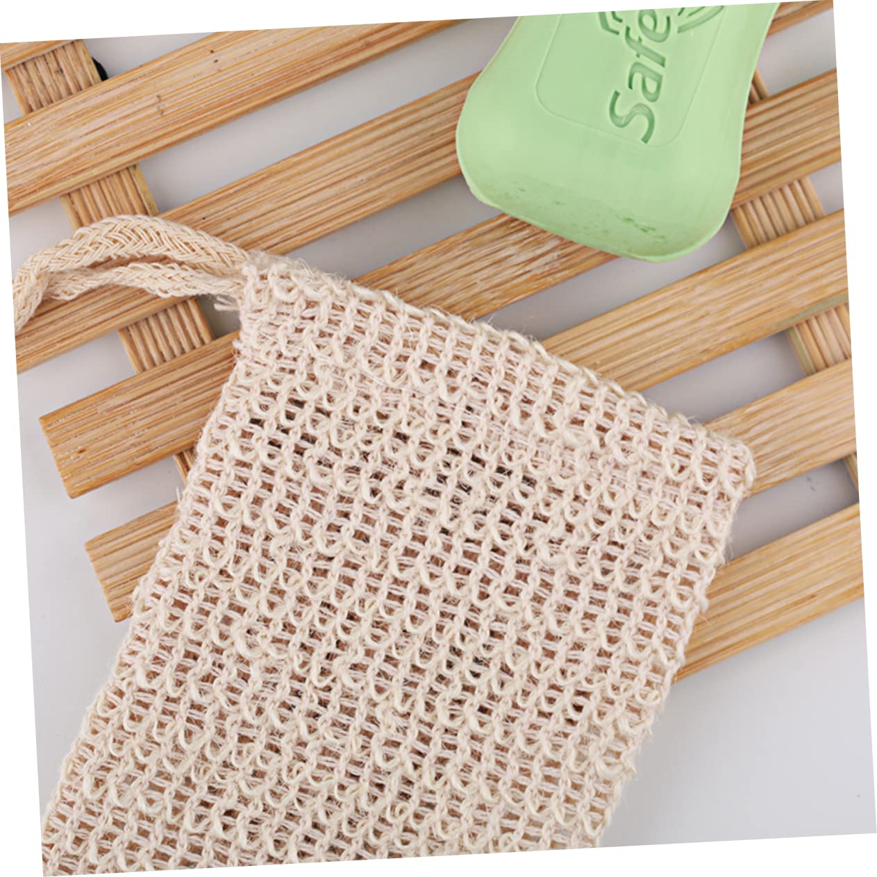 minkissy 20pcs Soap Storage Bags Exfoliating Handmade Soap Pouches Scrubbing Net for Bath and Shower Mesh Holders for Easy Lathering and Quick Drying
