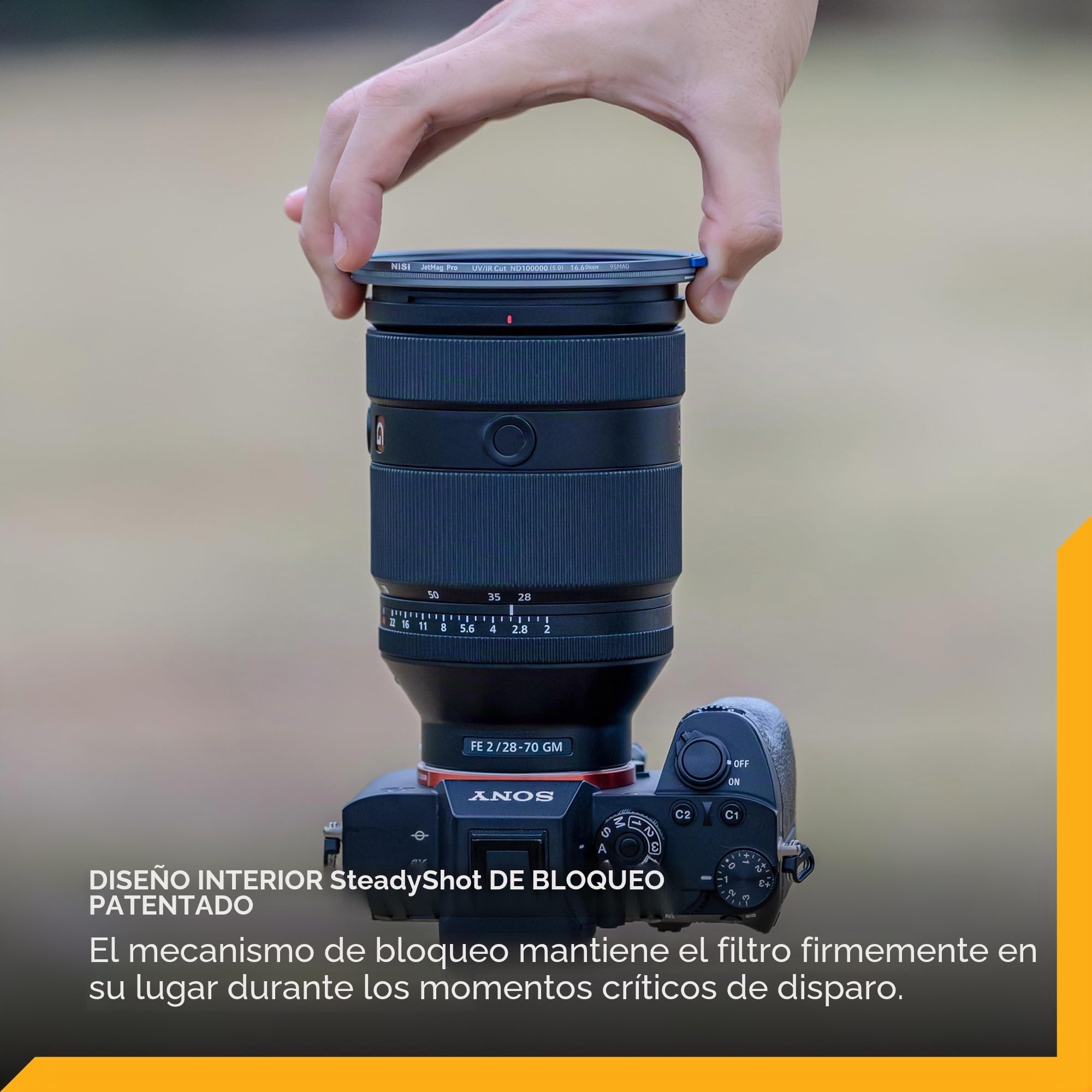 NiSi Filtro Magnético 82mm FS ND1000K (5,0) para JetMag Pro 82MAG