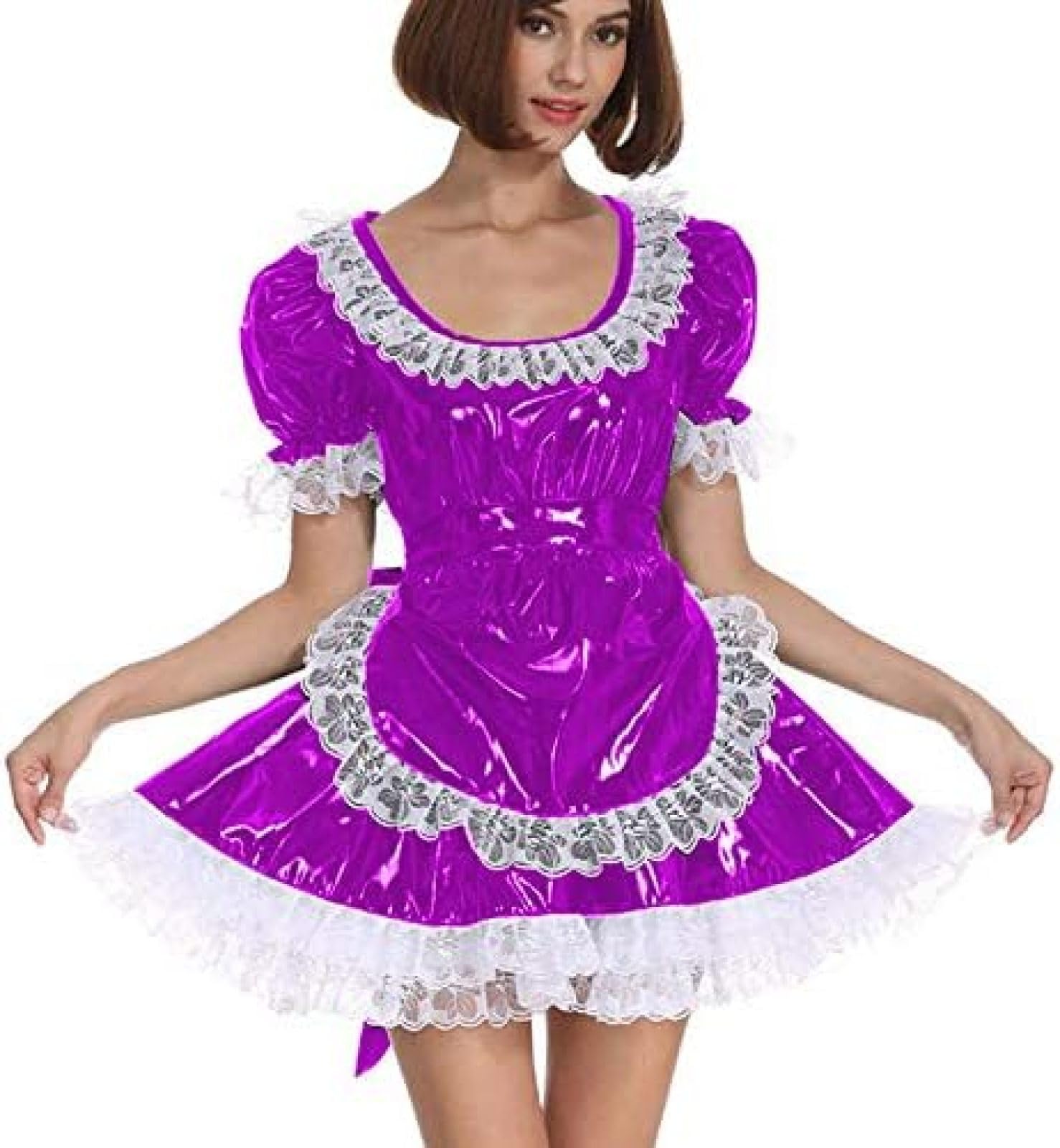 Minifalda De Cuero Ceñida Para Mujer, Traje De Baile Brillante De Verano, Falda Sexy, Minifalda De Tubo De PU