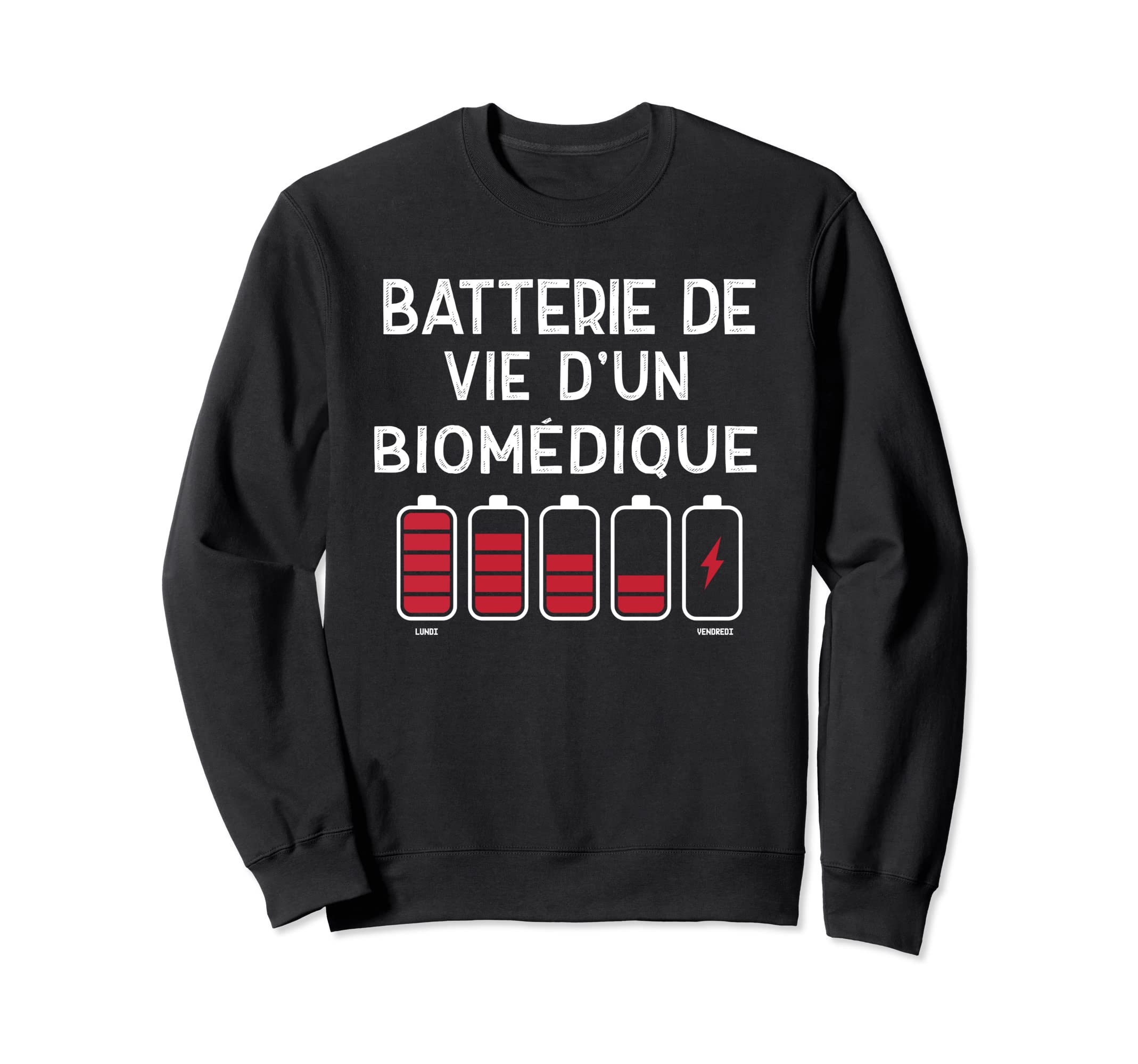 Life Battery Biomedic Funny Biomedic Sweatshirt