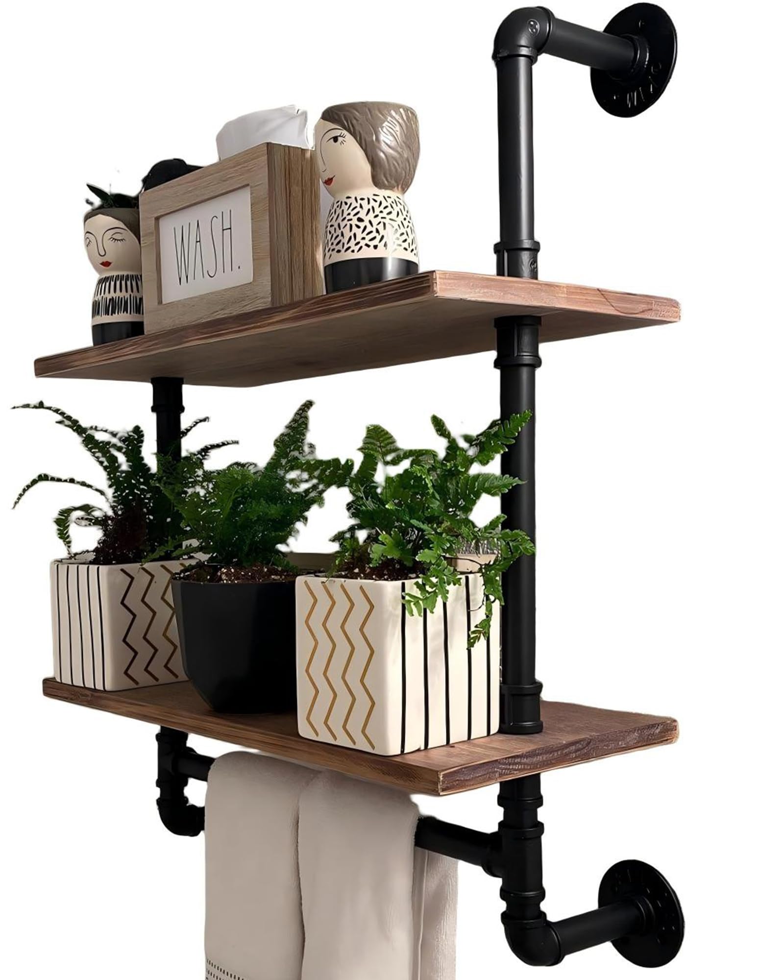 ROGMARS Industrial Pipe Shelf