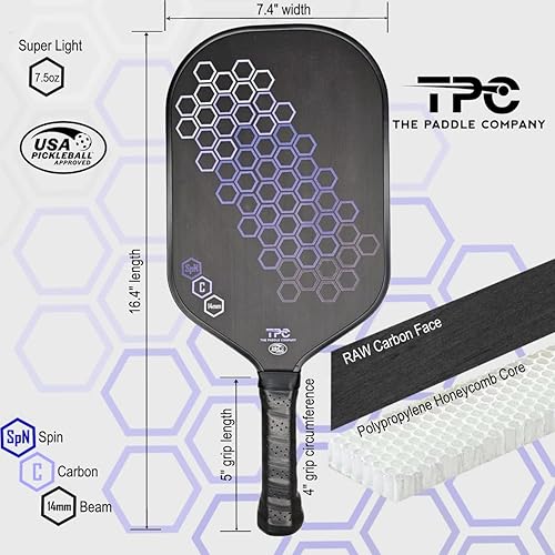 Miniatura 5 de La paleta de pickleball TPC Classic C