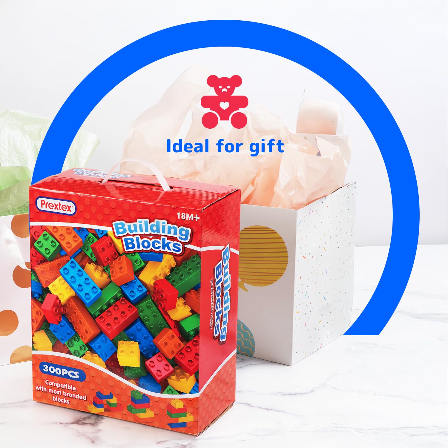 300 Piece Classic Big Building Blocks Large Megablocks Set Jumbo