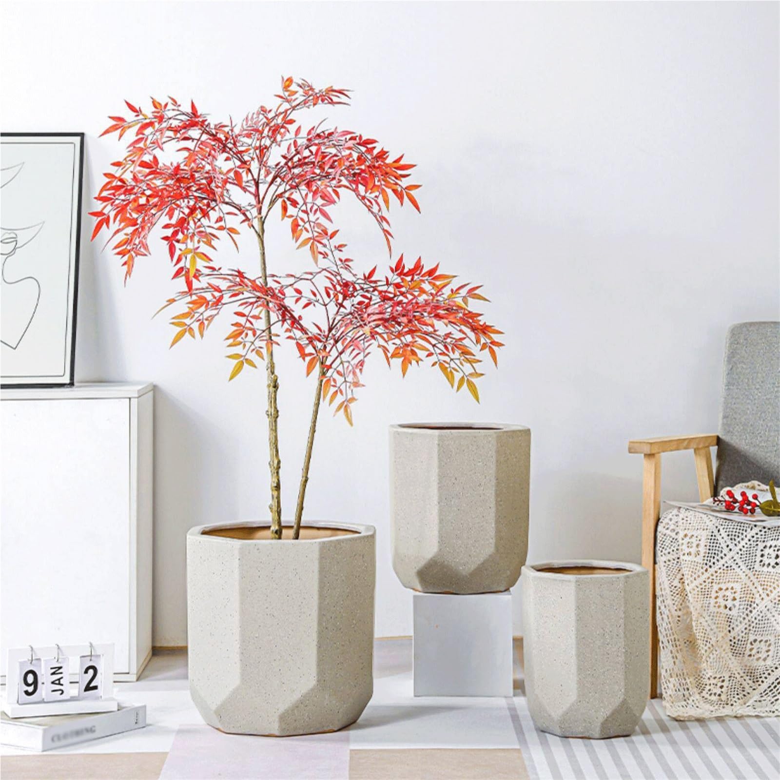 Doniczka Stojąca na podłodze donica ceramiczna zaprojektowana specjalnie do salonu Doniczki(XL)