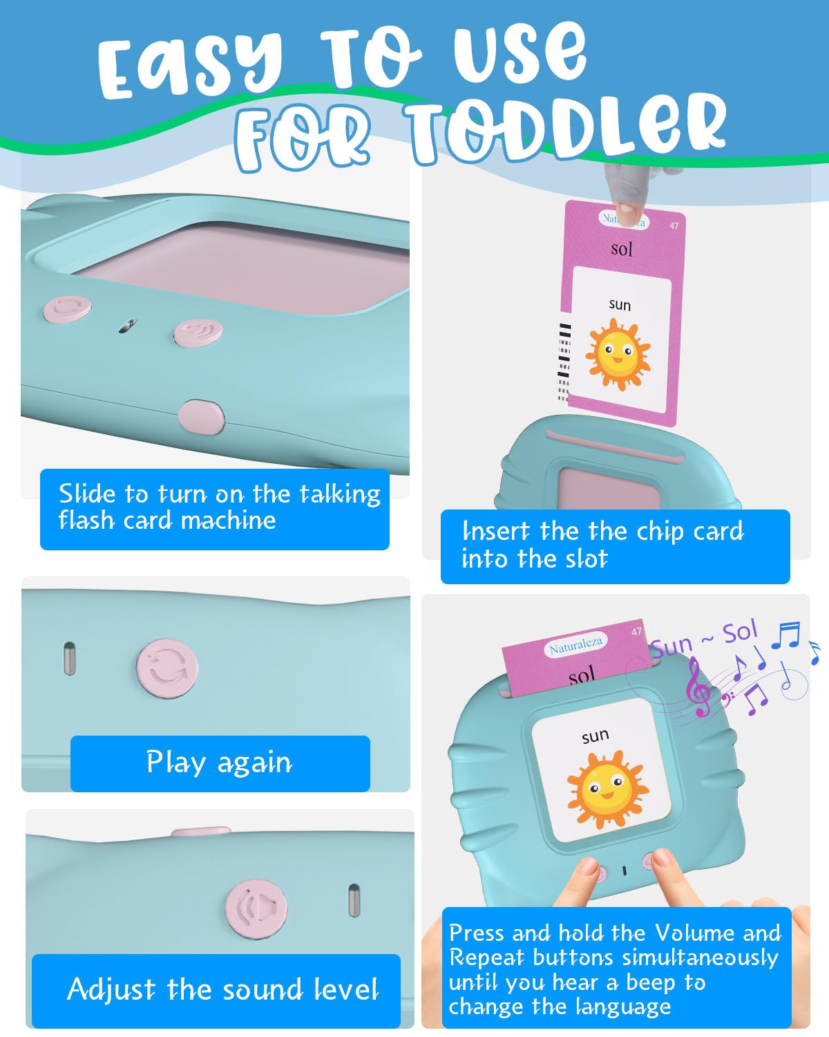 英語 スペイン語 教育 色と形 フラッシュカード (2デッキ) – パーティーテーマギフトアイデア 誕生日パーティー用品 子供 男の 510単語  スペイン語 英語 バイリンガル 話すフラッシュカード 幼児用 1~3歳 イースターバスケット 幼児学習用 モンテッソーリおもちゃ 男の子 ..., image size:1200x1500