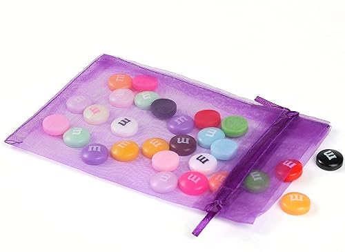 Miniatura 113 de ANZNKU Paquete de 50 bolsas de organza pequeñas de malla de 4 x 6 pulgadas, bolsa de regalo dorada de primera calidad con cordón, bolsa de malla