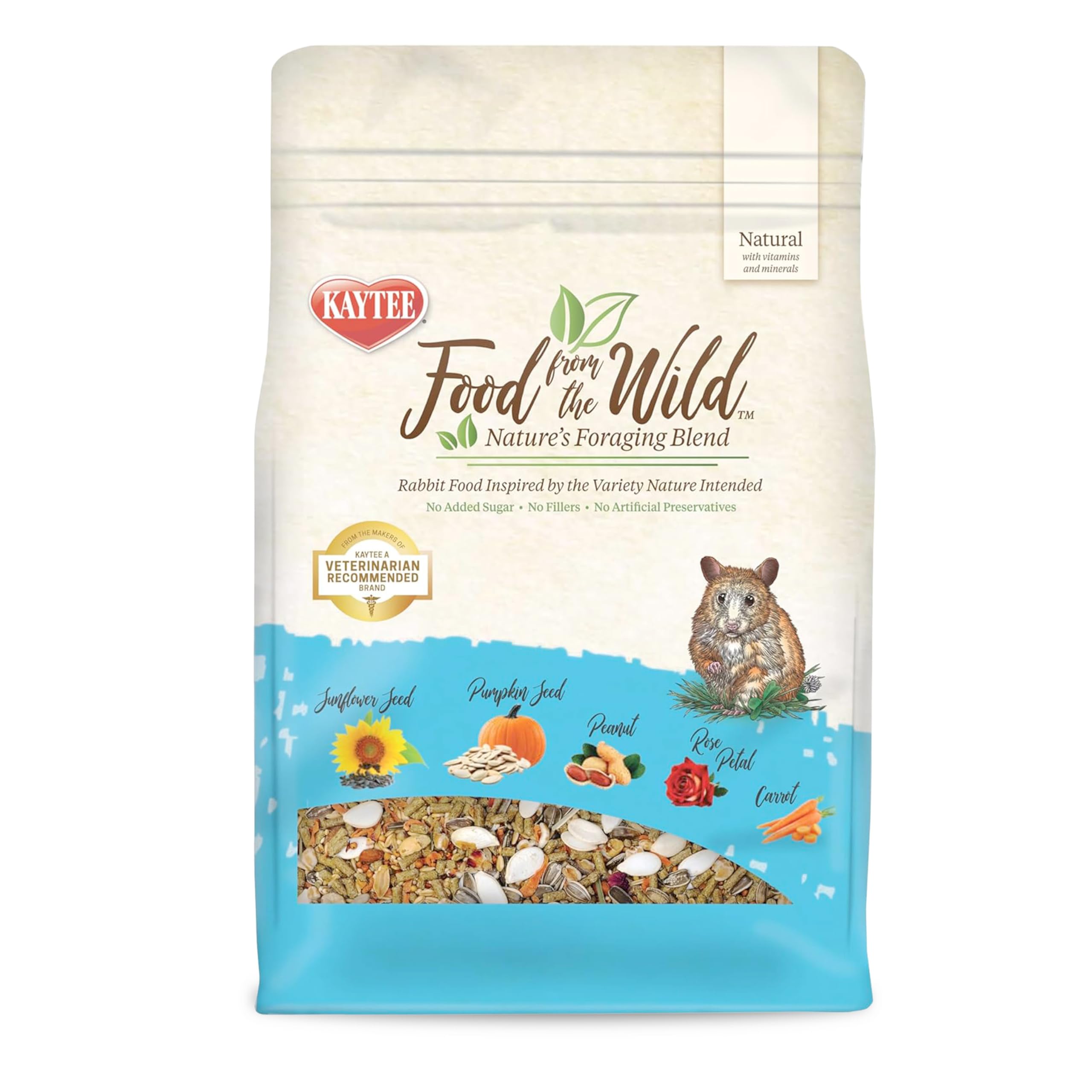 Kaytee Food from The Wild Natural Pet Hamster Food, 2 Pound