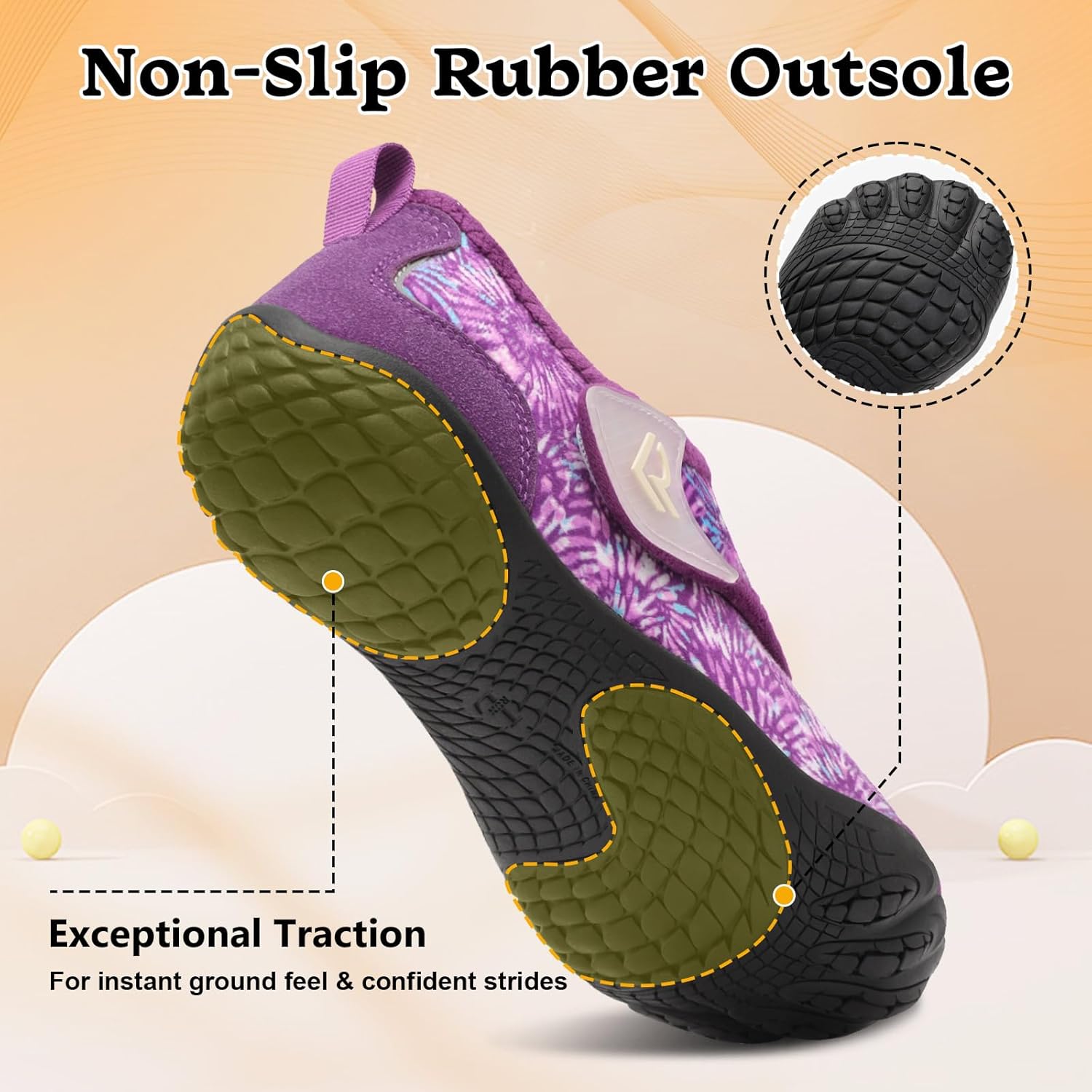 relxfeet Women's Wide Width Slippers Adjustable Diabetic Shoes Non-Slip Indoor Outdoor House Shoes for Swollen Feet Bunions - Image 6