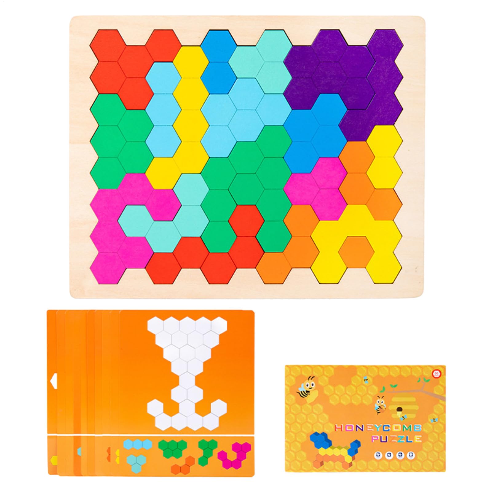 Tangram puzzle interactif en bois pour la maison - 8
