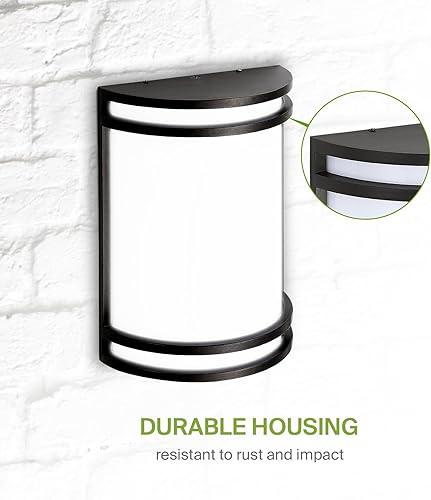 Miniatura 4 de ASD Lámpara LED de montaje en pared para exteriores de 10 pulgadas, lámpara moderna de bronce aceitado, 15 W, 3000 K, 4000 K, 5000 K, ajustable,