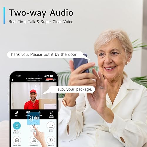 Miniatura 5 de 4 cámaras de seguridad 2K inalámbricas para exteriores, cámara solar para seguridad del hogar, cámaras de seguridad WiFi alimentadas por batería con