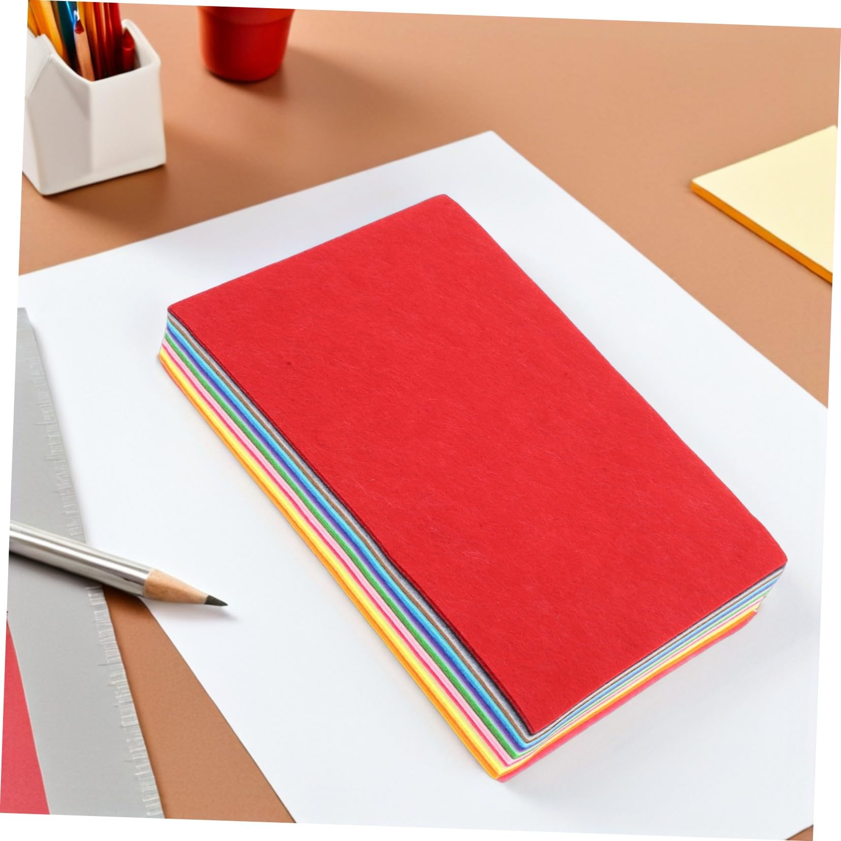 80 Stück Teiliges Bunte Filzplatten Vielseitiges Bastelfilzstoff Material für DIY Handwerk Nähen Patchwork Schulprojekte Kinderfreundlich Leuchtende Farben Inspirierendes Basteln