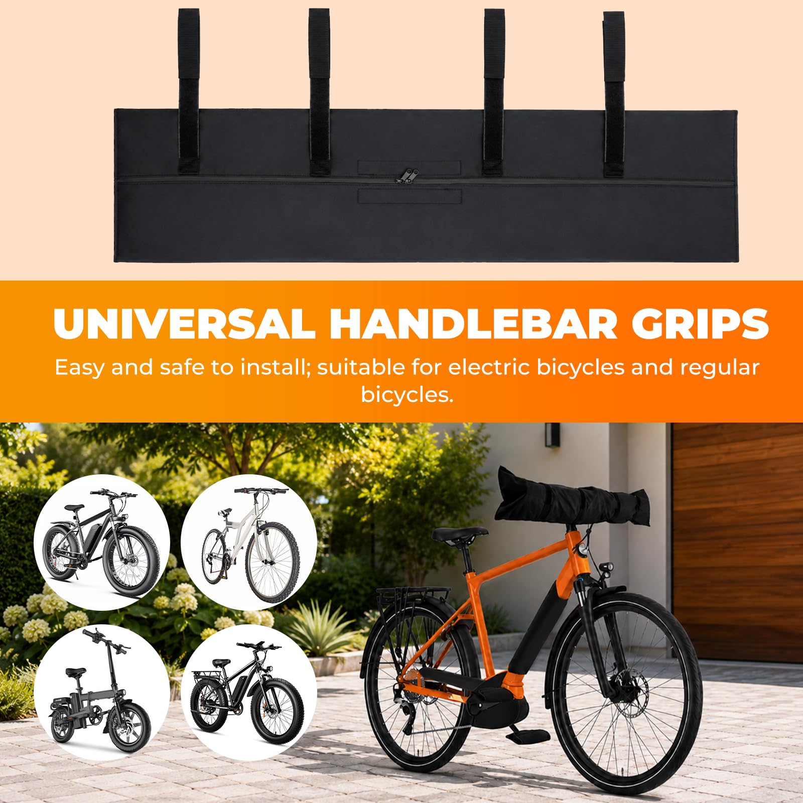 Ebike Transporte Protection 3-teilig,Lenkerschutzhülle Akku Schutzhülle E-Bike Motor Schutzhülle & 2 Pedalschoner,Fahrrad Schutzhülle Schutz für Fahrradträger vor Wasserfest&Feuchtigkeit