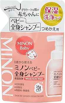 ミノン ベビー ボディソープ ２０個　箱入り　未開封 Amazon.co.jp: MINON(ミノン) ベビー全身シャンプー 詰替用 300mL