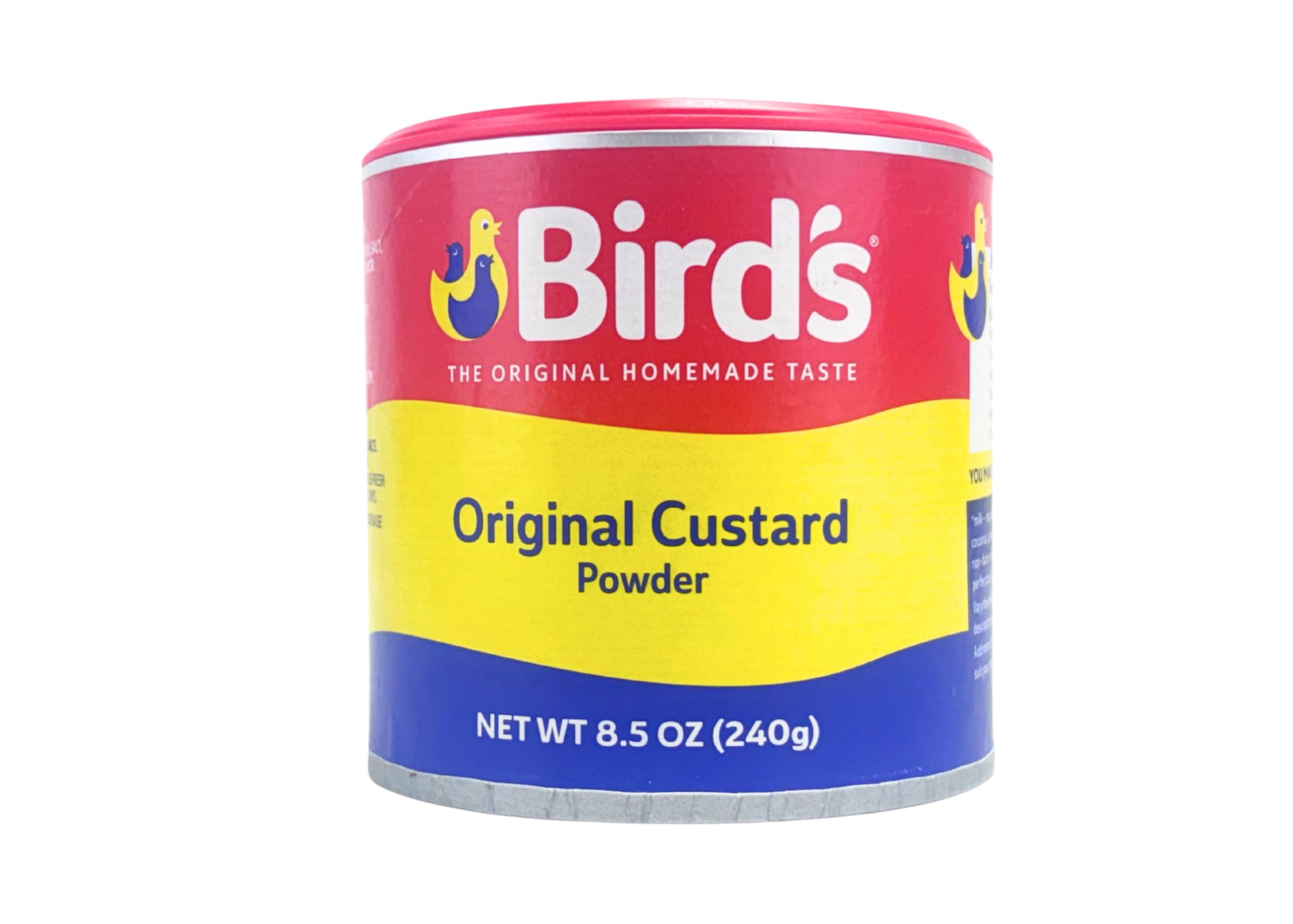 Bird's Original Instant Custard Powder 240g – Classic British Dessert Mix, Just Add Water, Creamy & Delicious (Pack of 1)