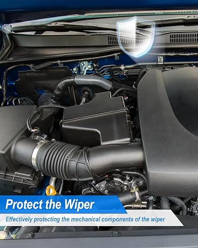 Miniatura 5 de Cubierta del capó del limpiaparabrisas delantero LH y RH para Toyota 4Runner 2010-2023, panel de extensión de sello lateral de guardabarros a capó