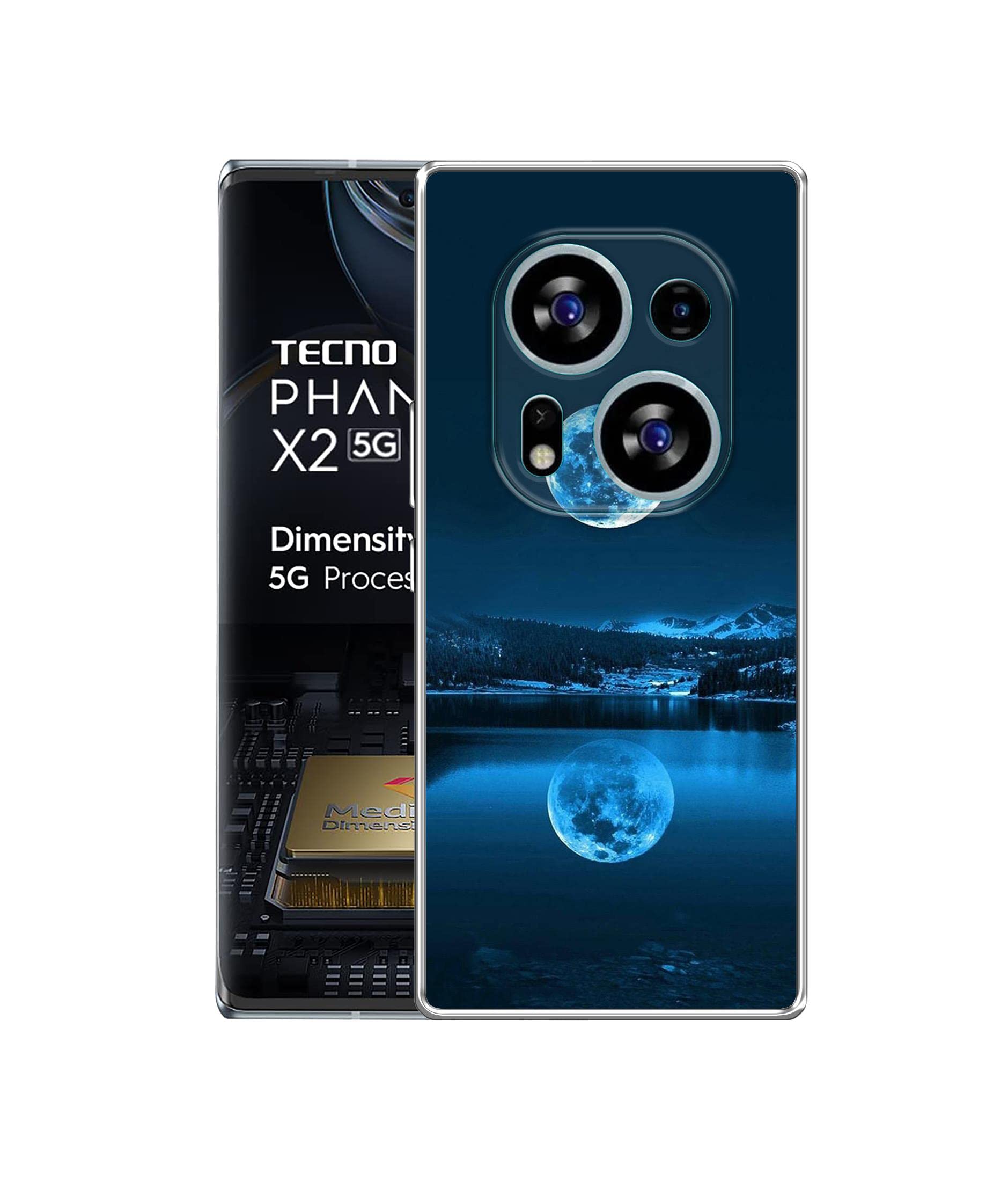 Amazon Brand- Solimo Basic Case for Tecno Phantom X2 5G (Silicone_Multicolor) (B0BX4J2FN7) Amazon Price History, Amazon Price Tracker