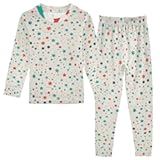 ALAZA Watercolor Colorful Stars Pajamas Set Snug-fit Long Sleeve Sleepwear&comma;18 M