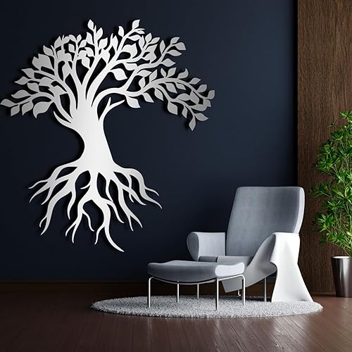 Miniatura 1 de Decoración de pared de árbol de la vida, árbol de la vida, árbol de la vida, decoración de pared de árbol de metal grande, regalo de inauguración de