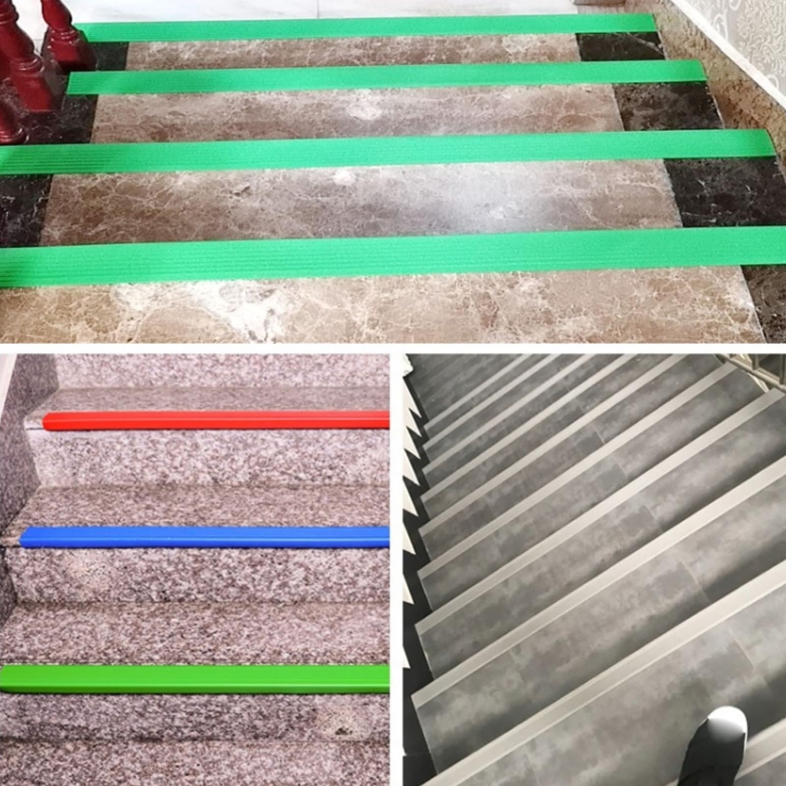 2 PCS Stair Nosing PVC, Stair Edge Protector, Corner Bumpers, Corner Guards, Non-Slip, Self-Adhesive, Easy to Installation for Outdoor Indoor(Yellow) 5 pack