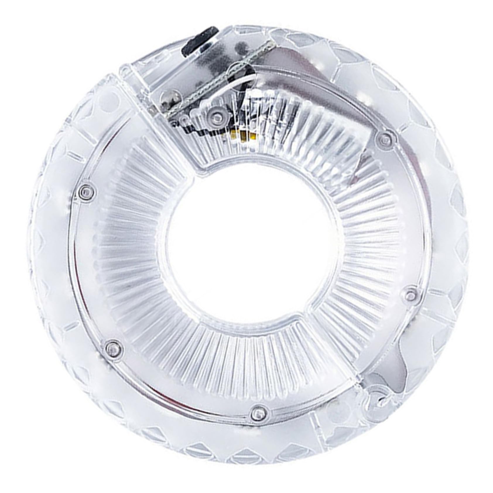 Luz para radios de rueda de bicicleta resistente a impactos con 12 luces RGB Amosfun blanca 8