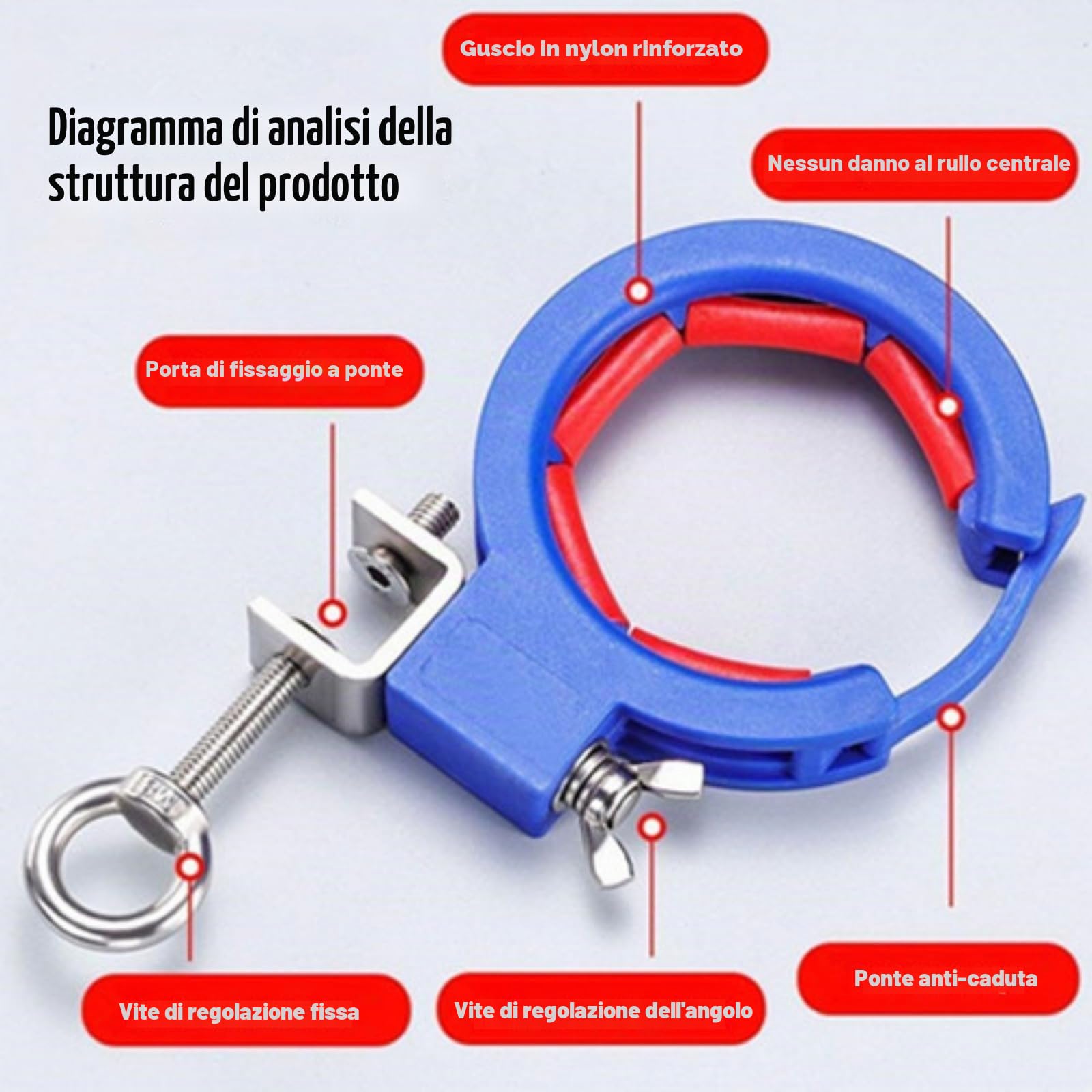 Rullo di posa robusto per percorso cavi strumento di trazione del filo elettrico, facile da usare per progetti fai da te