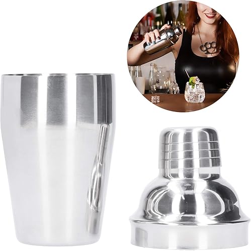 Miniatura 7 de Coctelera de Martini de 11.8 fl oz de acero inoxidable para bebidas de vino, vasos de mezcla, herramienta de barman, para bar, café, barman,