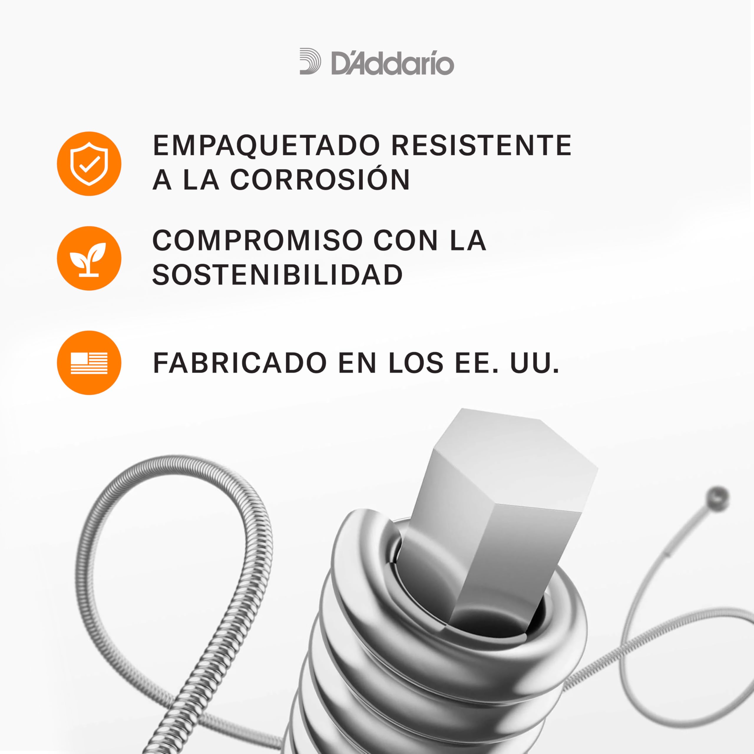 Cuerdas para bajo D'Addario NYXL45130SL entorchadas en níquel, 5 cuerdas, calibre regular ligero, 45-130, escala súper larga