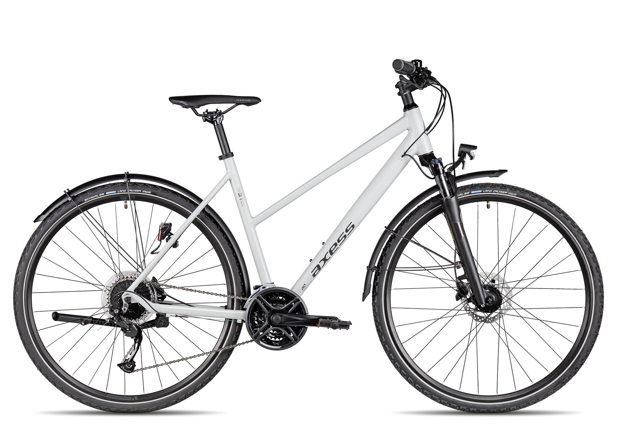 Axess Veris Street Trapez Crossbike 27-Gang Schaltung 28 Zoll Damenfahrrad Hydraulische Scheibenbremsen