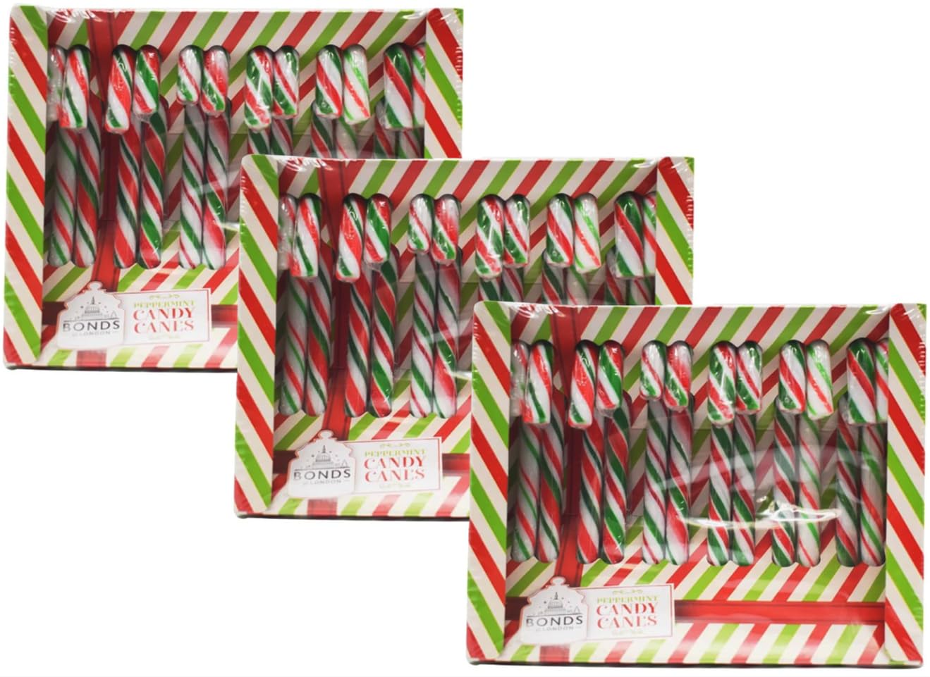 Sponsored Ad – Christmas Candy Canes Sweets Bulk - Pack of 3x12 Peppermint Green, Red & White Candy Sticks 144g Christmas Sweets for Kids with Topline Card. Ideal for Stocking Fillers, Decorating the Tree