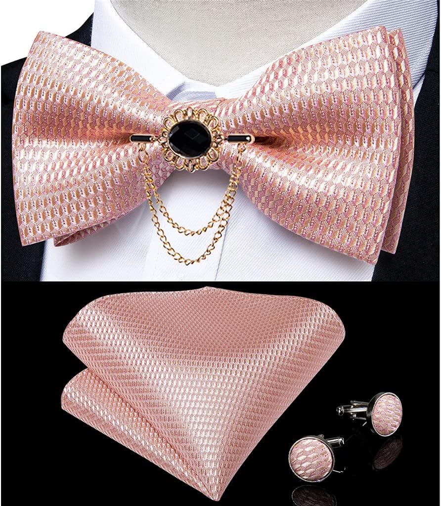 Solid Silk Men's Cummerbunds Bow Tie Set Wedding Formal Prom Cummerbunds Elastic Waistband Wide Belt