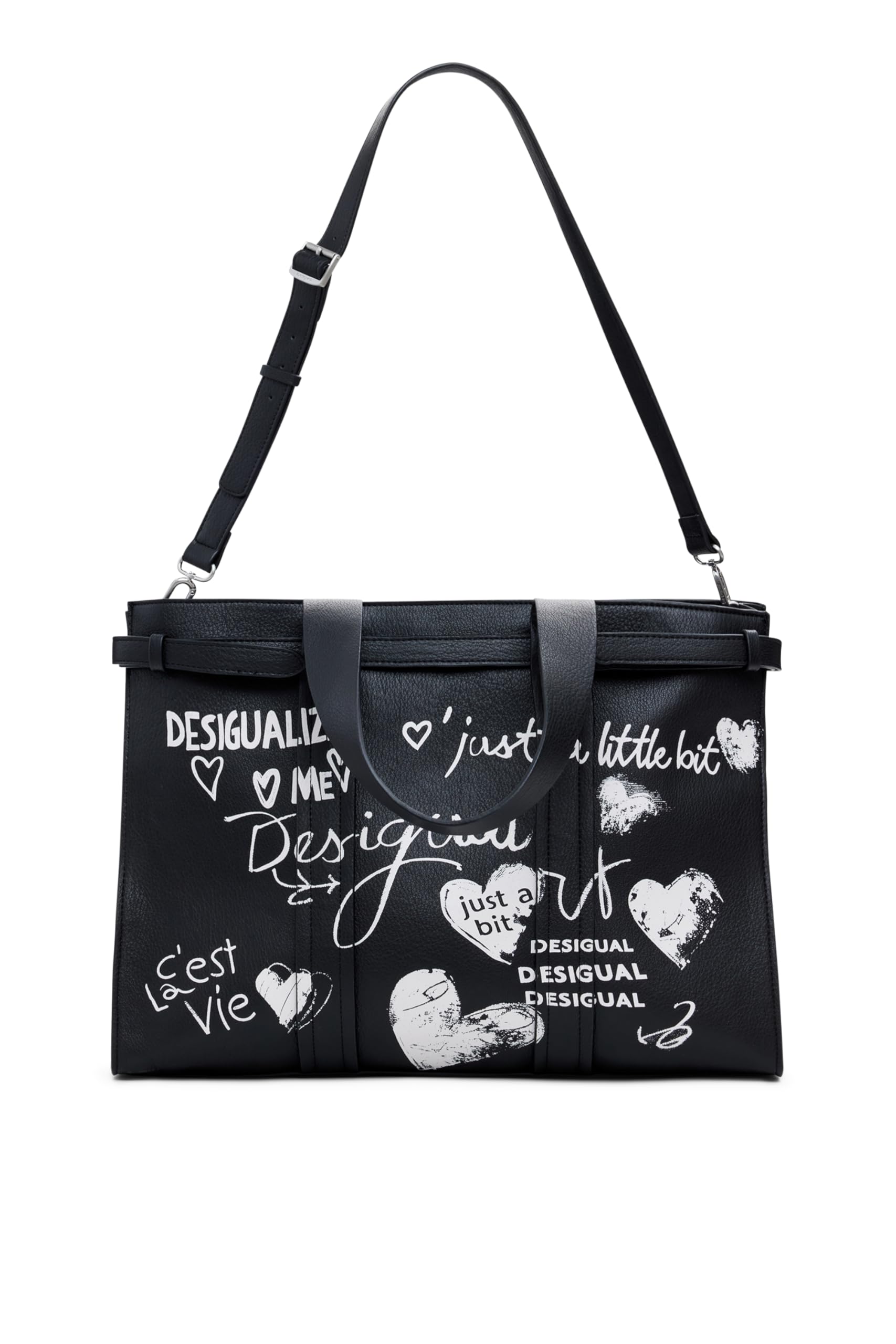 DESIGUAL BORSA DONNA NERO