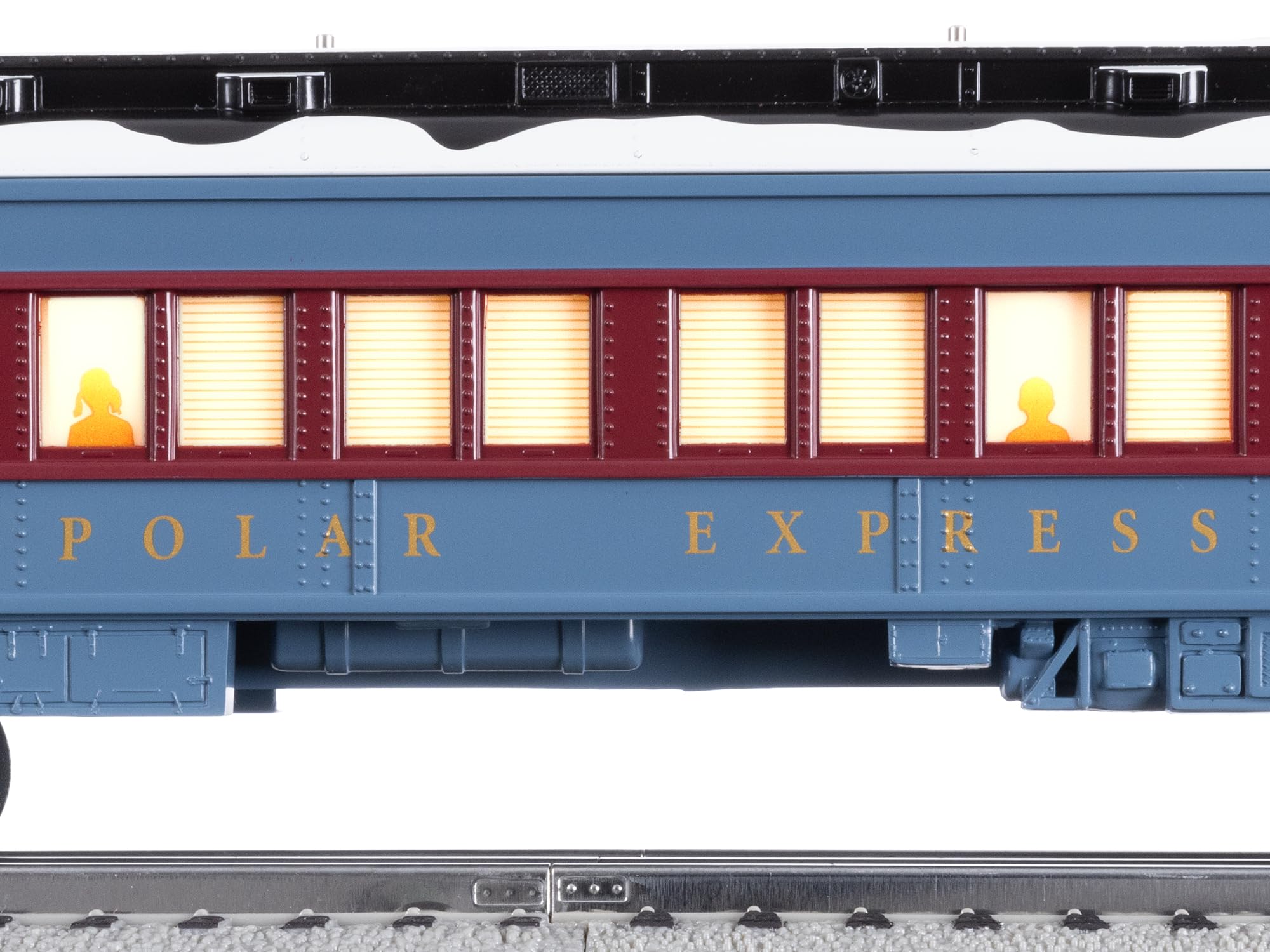 Lionel The Polar Express 20th Anniversary O Gauge Model Train Coach Car with White Roof - Image 3
