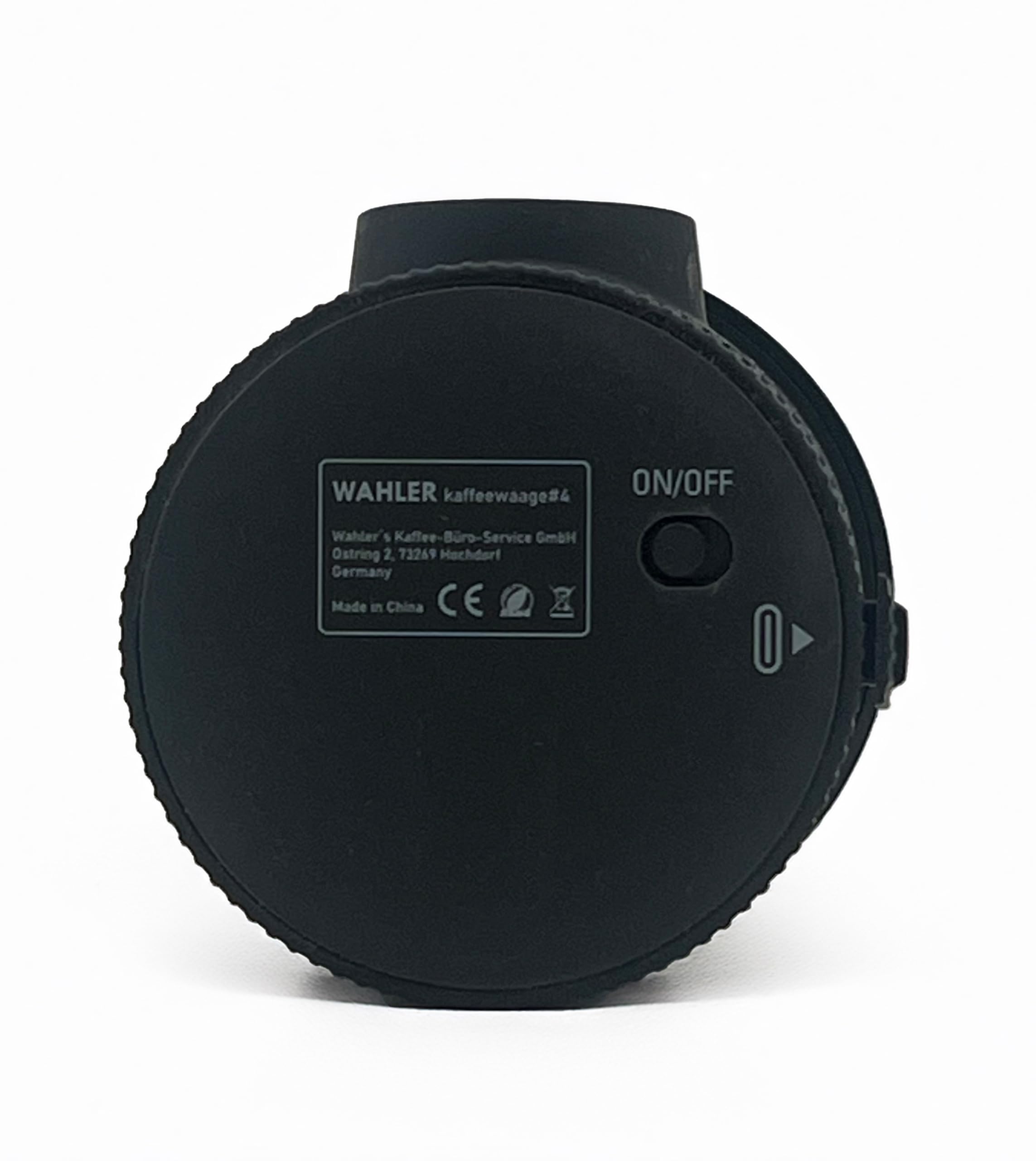 WAHLER® Báscula de café # 4 I Balanza recipiente I portafiltros compatible I 0,05 g precisión I g,oz,ml