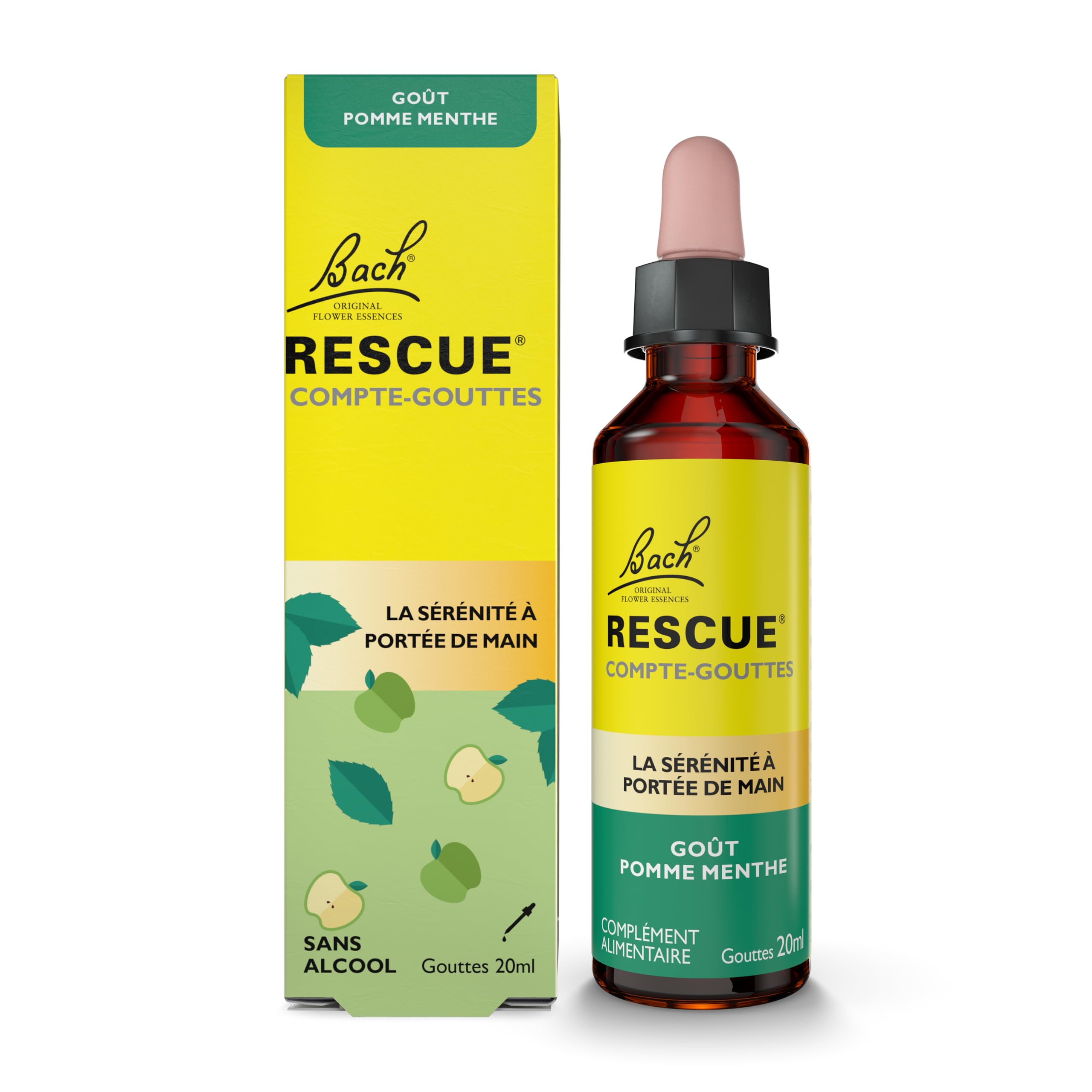 Rescue Dropper, Serenity at Hand, Original Formula, Vegan, Dietary Supplement, 1 Bottle Dropping, 20 ml