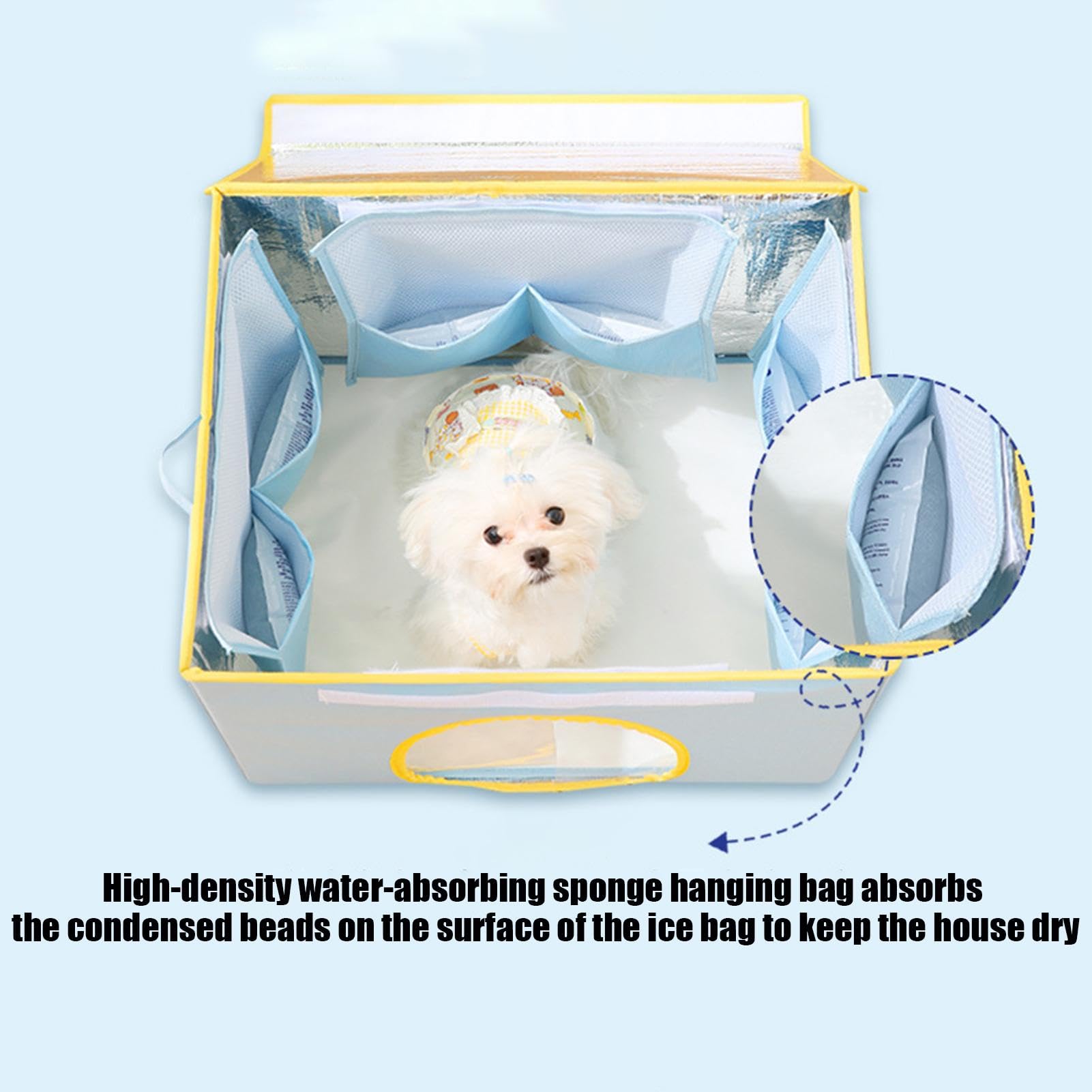 犬用クーラーハウス Amazon | 冷却犬小屋、ペットエアコンハウス | 折りたたみ猫