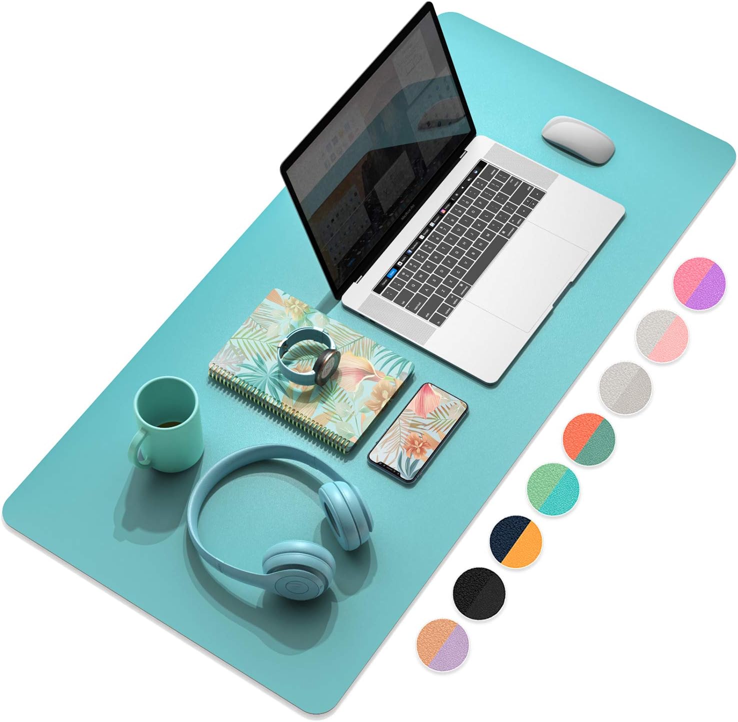 YSAGi Desk Mat, Mouse Pad,Waterproof Desk Pad,Large mouse pad for desk, Leather Desk Pad Large