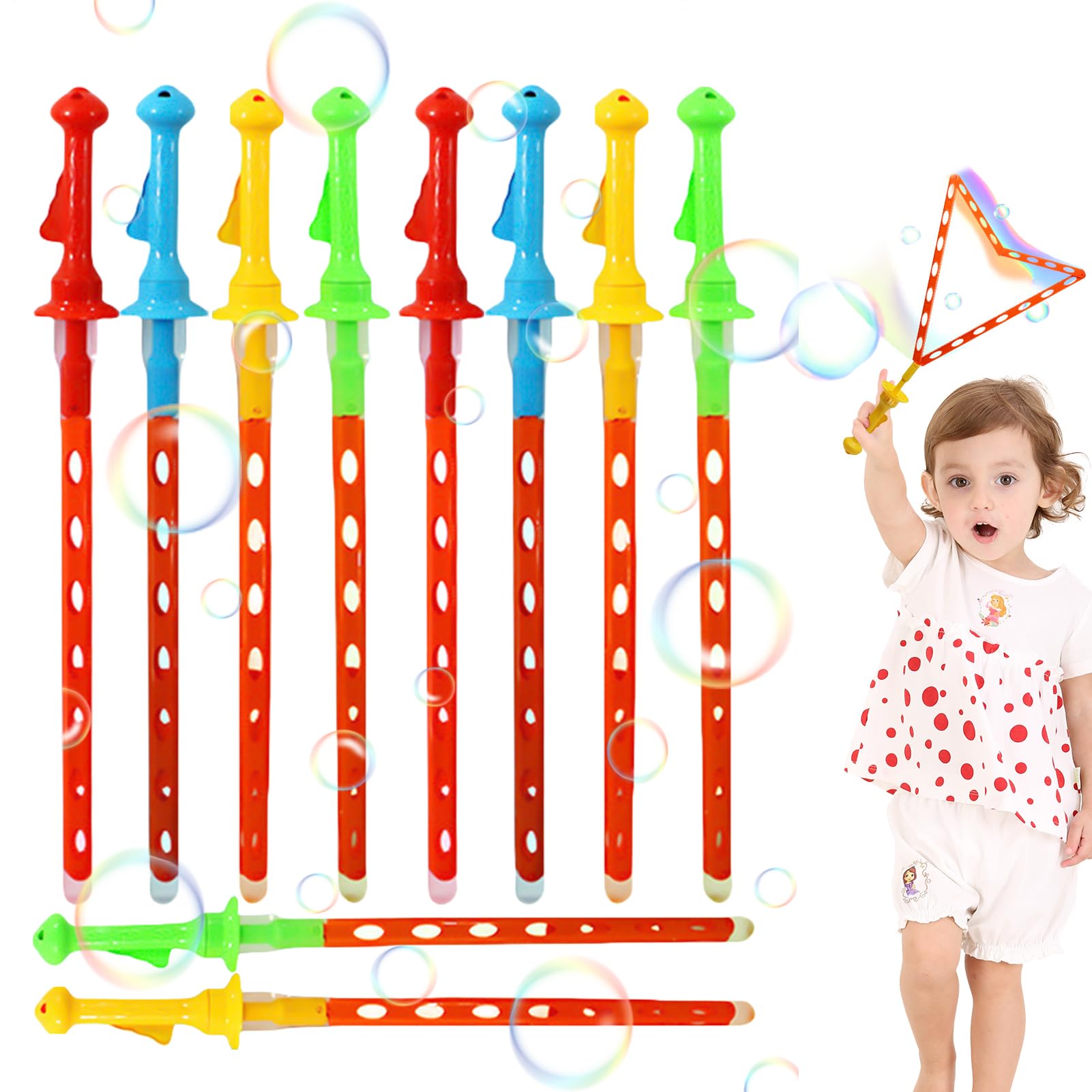 Bubble Wands Balk, Grandi Bubble Wands, 10 adesivi a bolla a prova di fumetti | Giocattoli e di novità per Les, Donne, Uomini, Famiglia, Amici,