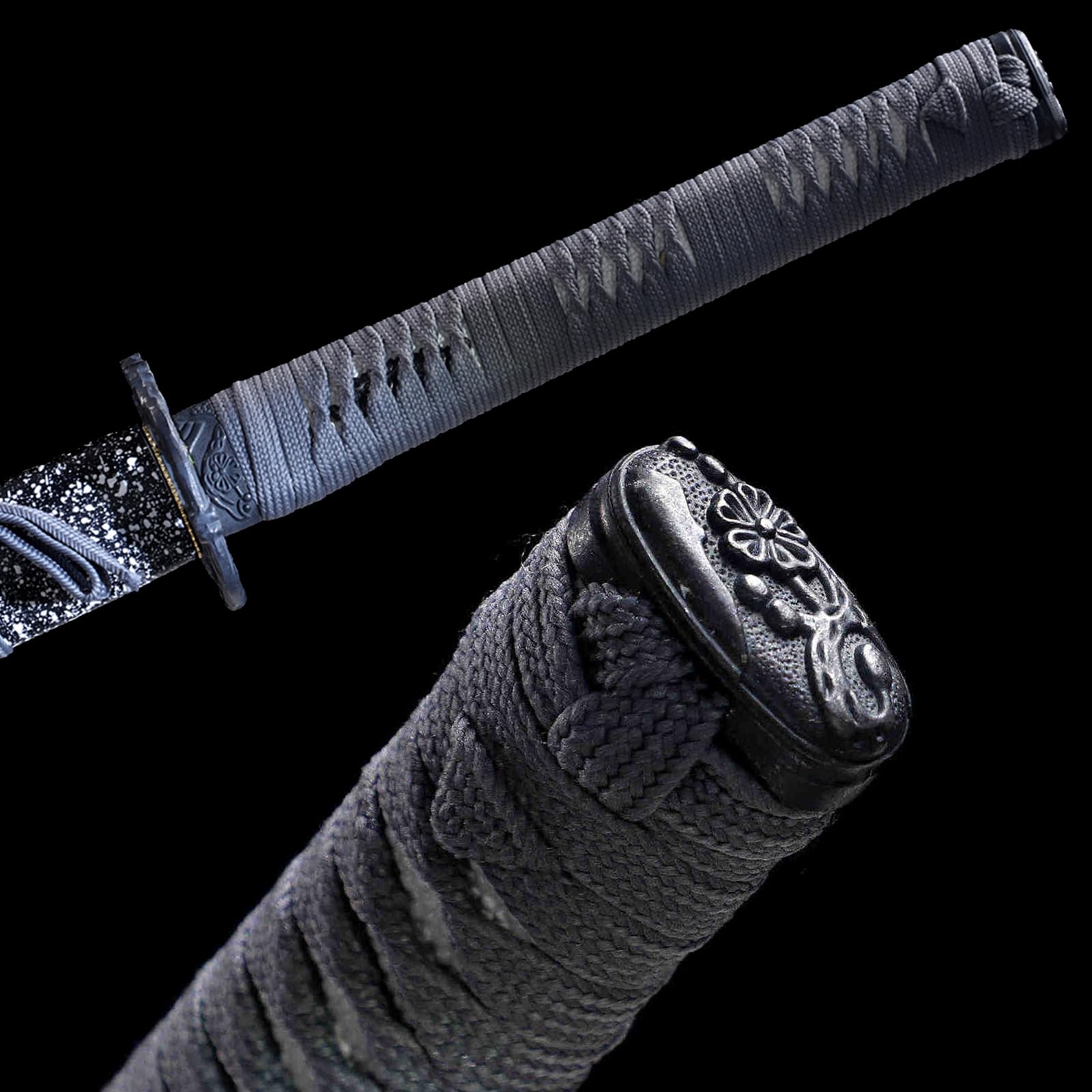 Espadas samurái japonesas de madera 102 cm,hoja de bambú natural teñida en rojo,vaina madera con pintura en aerosol,bokken hecho a mano,katana de entrenamiento de madera para kendo,cosplay,regalo
