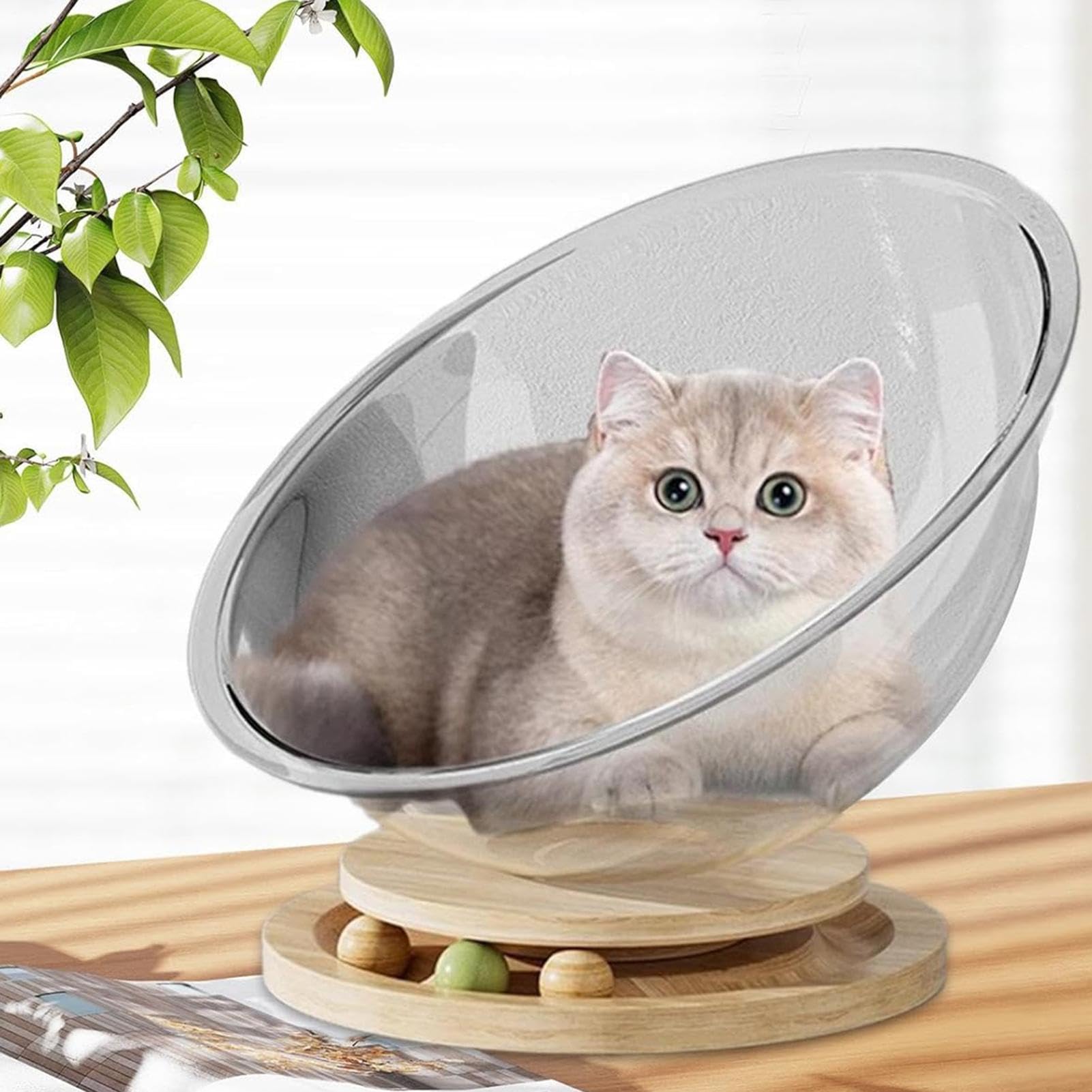 Perchoir pour chat – Hamac mignon pour fenêtre, reposant pour animal