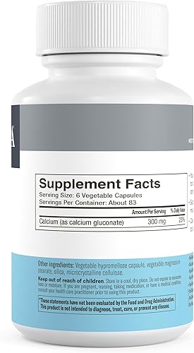 Miniatura 9 de Freeda Kosher Calcium Gluconate 100 tab