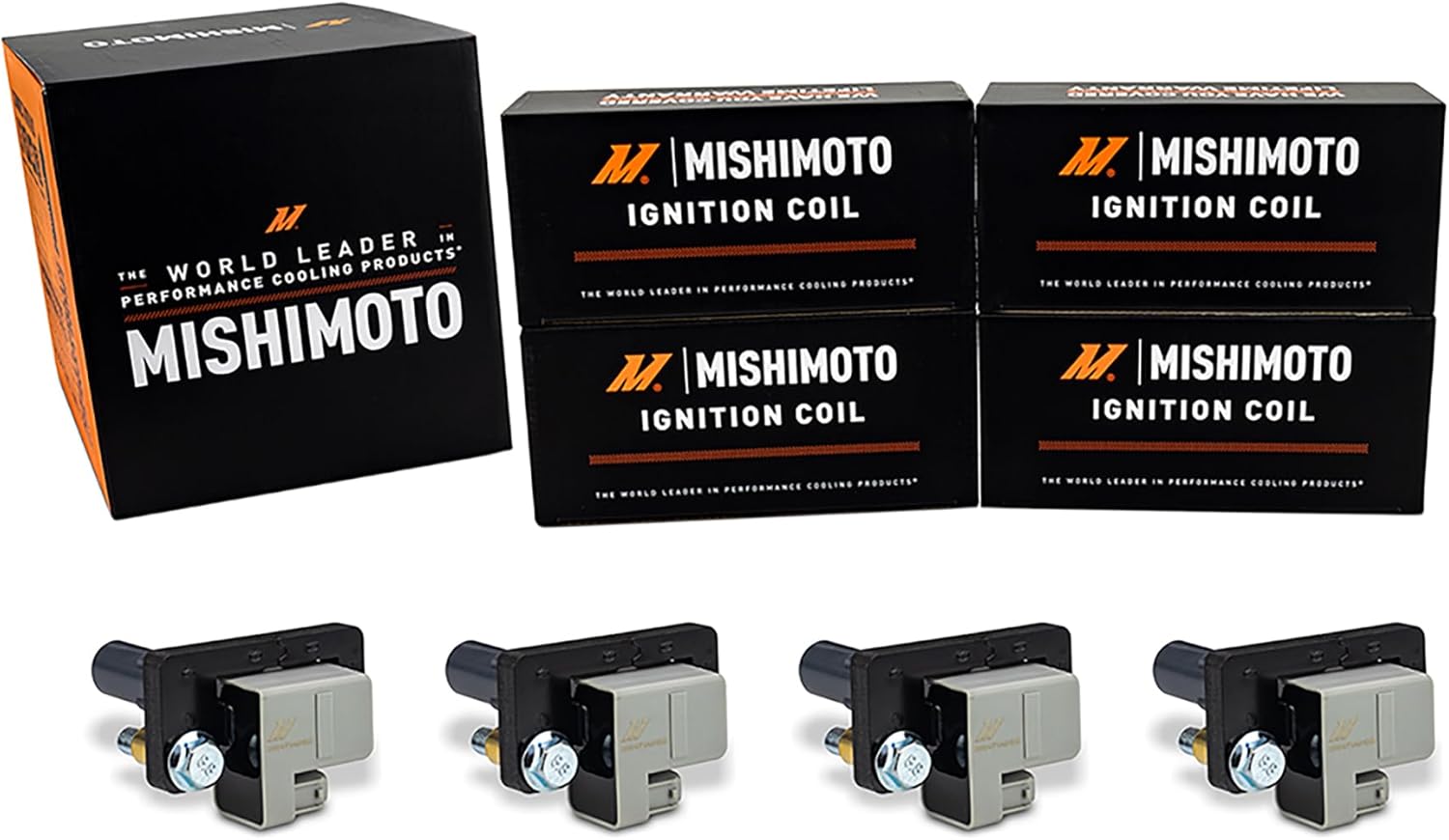 Mishimoto Ignition Coil 4-Pack compatible with Subaru WRX/STI 2004-2010
