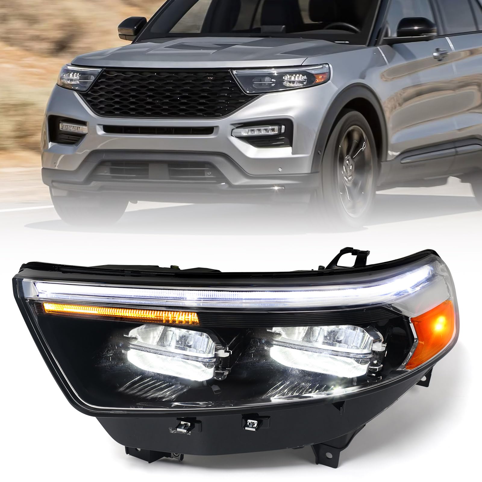 Amazon.com: FIONE LED Headlight Assembly Compatible with Ford